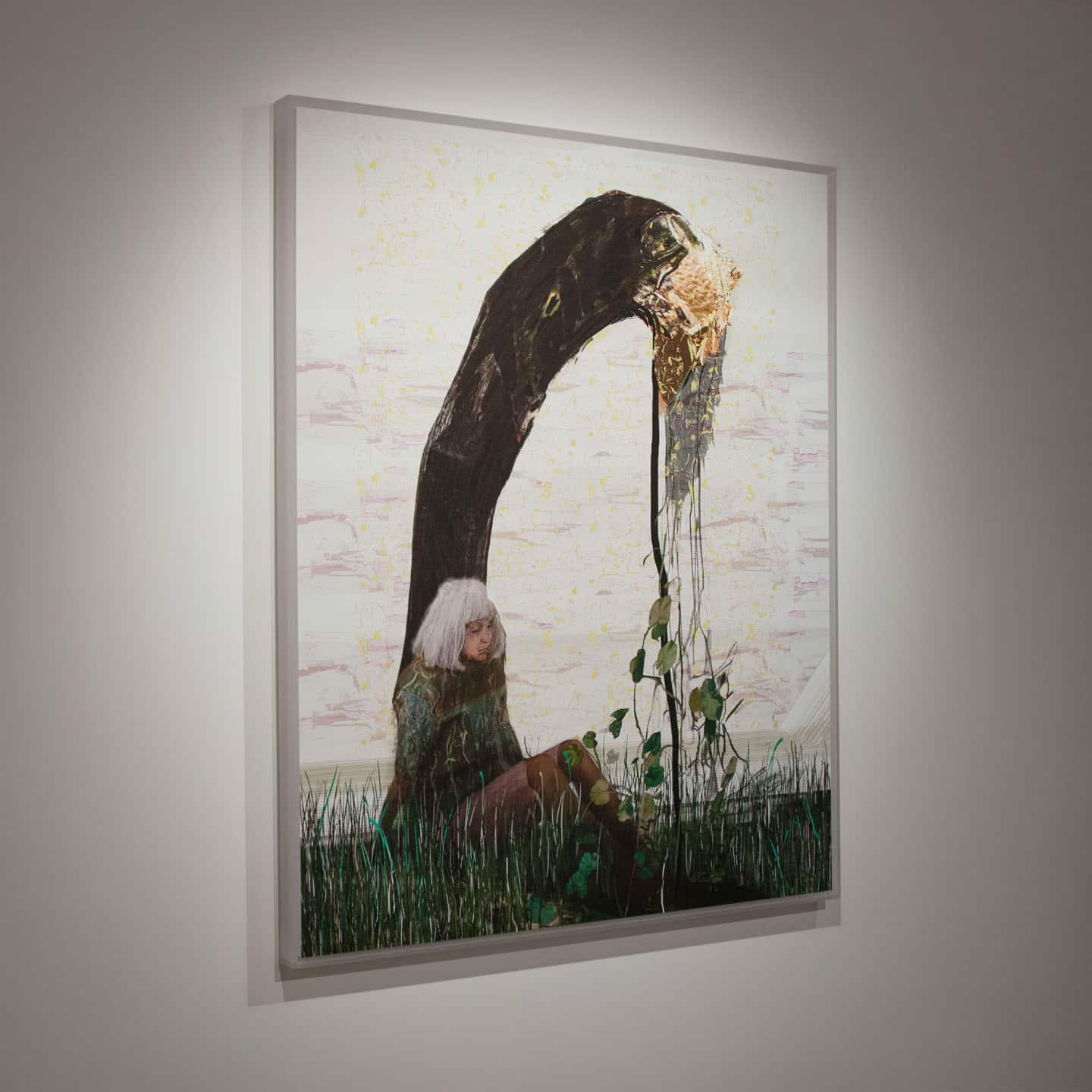 Alex Fischer, Loop, 2012 install at Dry Pixels and Wet Molecules, O'Born Contemporary